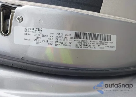 2017 Chrysler Pacifica Touring Plus из США, поврежденный, VIN 2C4RC1BG4HR781976